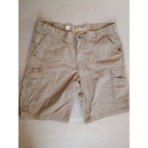 Carhartt Shorts Sz 40 Cargo Relaxed Khaki Work Wear Hiking Trail Skater Skate